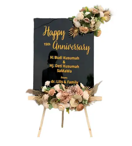 Papan Bunga Akrilik Klapagading