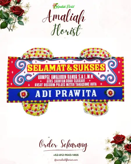 Papan Bunga Ucapan Selamat Klapagading